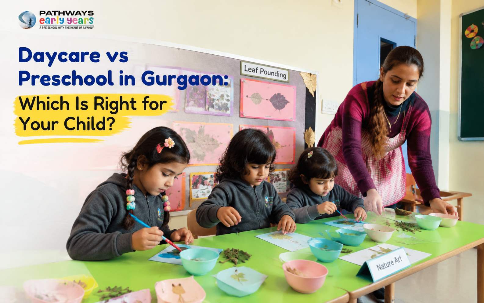 Daycare vs. Preschool: Which is the Right Choice for Your Child in Gurgaon?